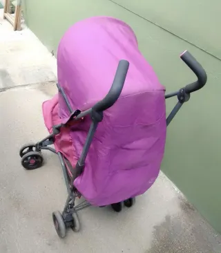 Carrito de paseo rosa