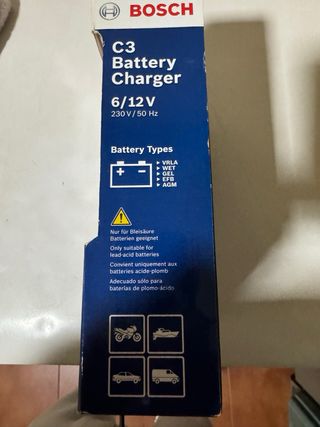 Cargador Baterías Bosch C3 6/12V