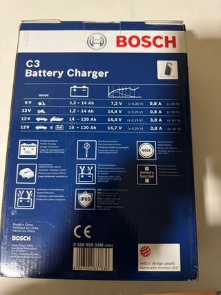 Cargador Baterías Bosch C3 6/12V
