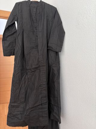 Traje  Nazareno Niños Negro Capirote Cinturón