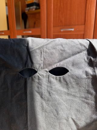 Traje  Nazareno Niños Negro Capirote Cinturón