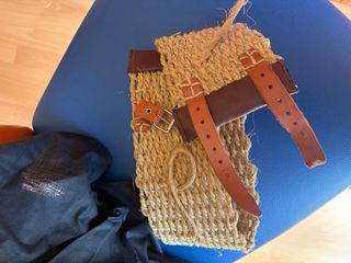 Traje  Nazareno Niños Negro Capirote Cinturón