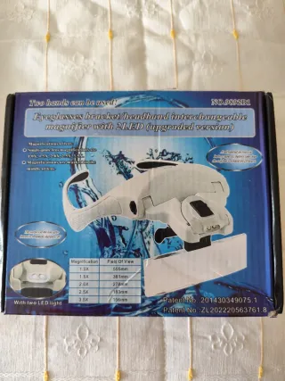 Gafas Lupa con 2LED (versión mejorada)