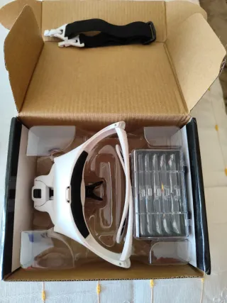 Gafas Lupa con 2LED (versión mejorada)