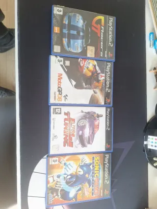 Lote 4 Juegos PS2: GT Racers, MotoGP08, RPM Tuning