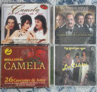 4 CDs Música Latina Flamenco Sevillanas