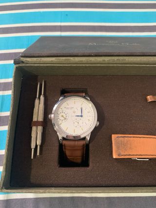 Reloj Massimo Dutti Marrón y Plateado