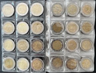 Monedas de 2 euros, 1 se vende sola, leer descripc