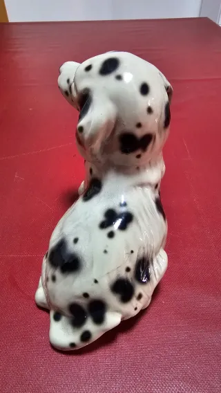 Figura Dálmata Cerámica Vintage