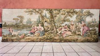 Arazzo vintage francese XL tessuto