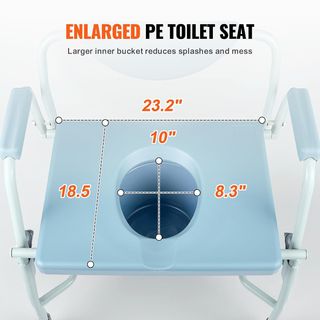 Silla cómoda inodoro silla de noche reposabrazo