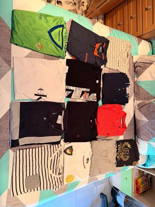 Lote Camisetas y Polos Tallas S y M
