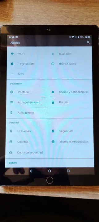 Tablet Android TAB910 Negra