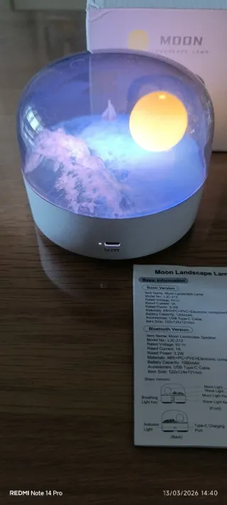 Lampada notturna per bambini Moon