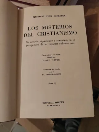 Los Misterios del Cristianismo - M. J. Scheeben