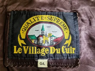 Chaquetón Piel Marrón Talla L