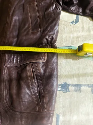 Chaquetón Piel Marrón Talla L