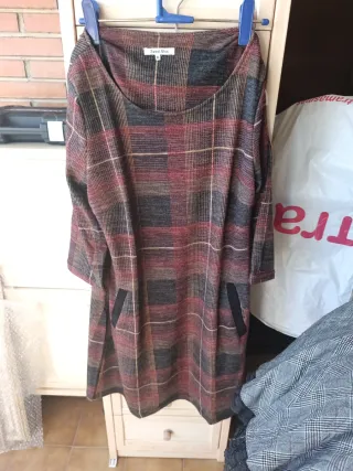 Vestido Sweet Miss Cuadros Talla XL