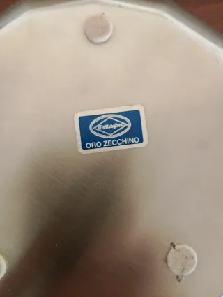 Portadolci in acciaio 18/10 con placcatura in oro