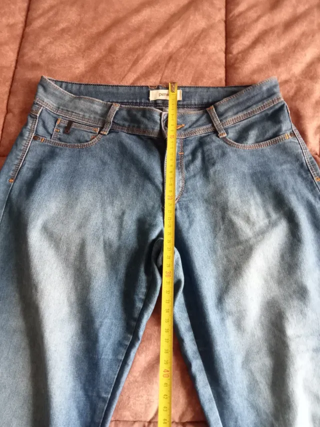 Jeans donna denim azzurri