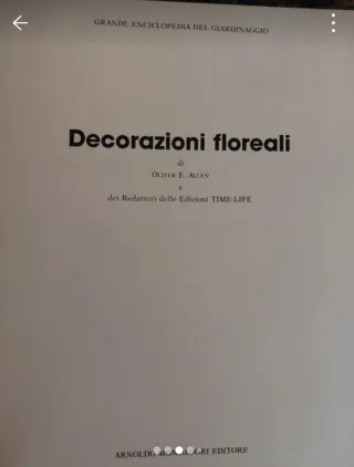 Decorazioni floreali di Oliver E. Allen