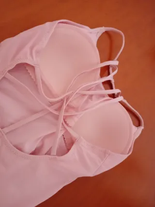 Costume intero rosa taglia 40