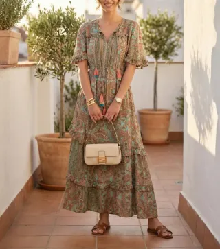 Vestido de verano estampado