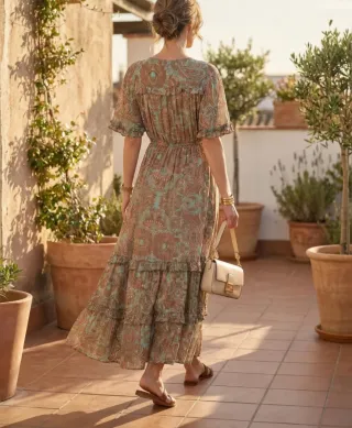 Vestido de verano estampado