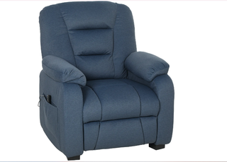 Sillón Relax Eléctrico Azul