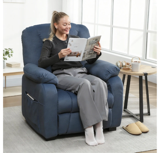 Sillón Relax Eléctrico Azul