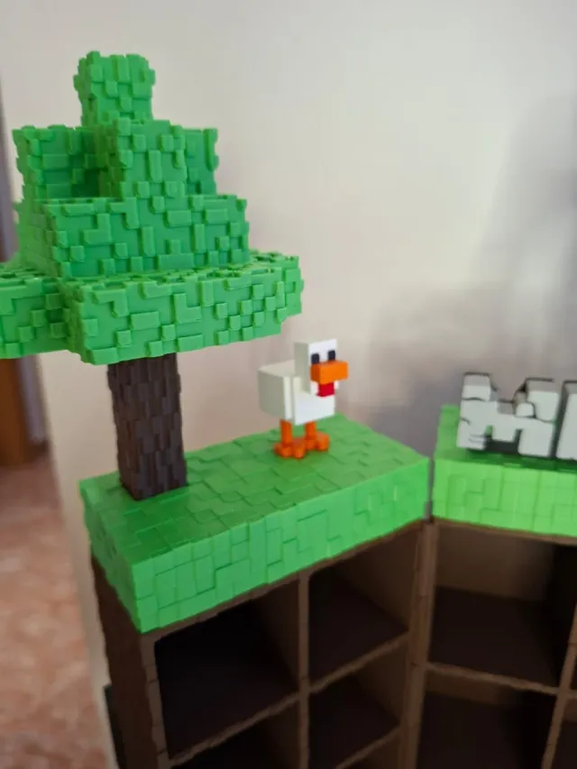 Expositor Figuras Minecraft Kinder Joy