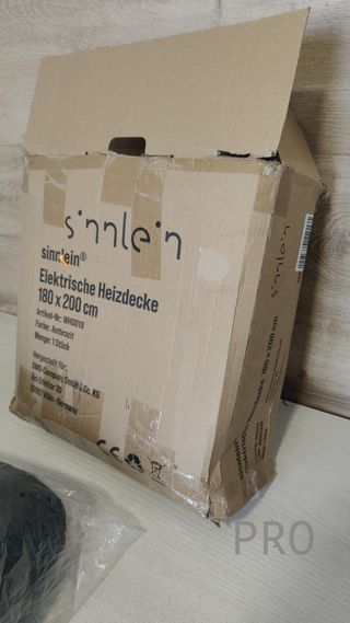 Manta Eléctrica 200 x 180 cm Antracita