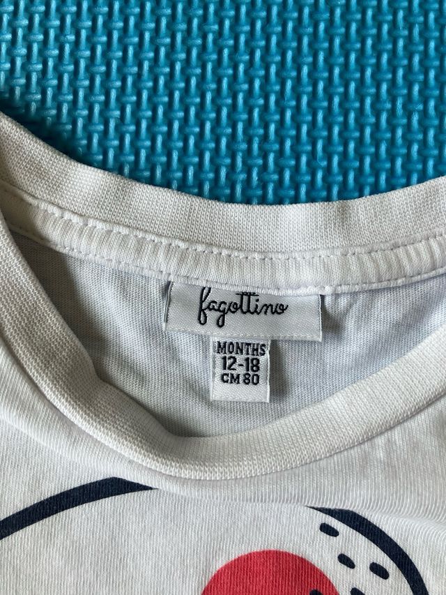 Tris di magliette Fagottino 12-18 mesi, 80cm