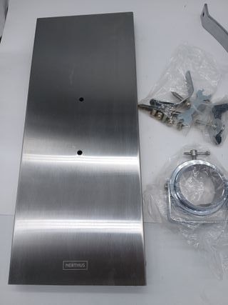 NERTHUS FIJ 1233 Jamonero basculante y cabezal giratorio acero inoxidable