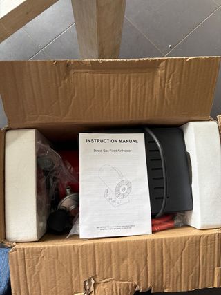 !OFERA! Calefactor Rojo y Negro