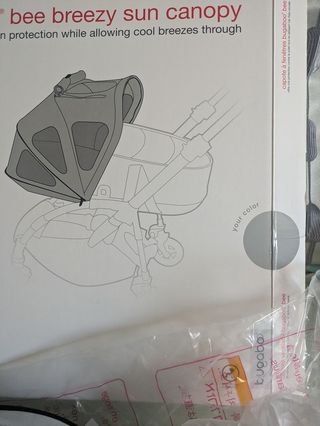 capota ventilada bugaboo bee5 Misty Grey Nueva