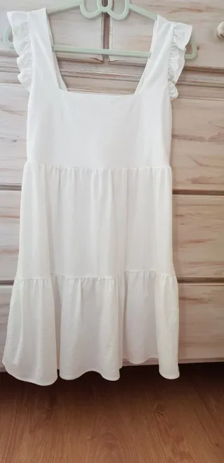 Vestido de verano blanco Usado una vez