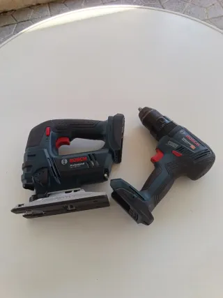 TALADRO BOSCH Y SIERRA DE CALAR BOSCH BATERÍA 18 V