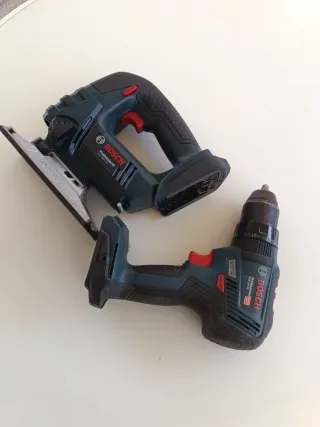 TALADRO BOSCH Y SIERRA DE CALAR BOSCH BATERÍA 18 V