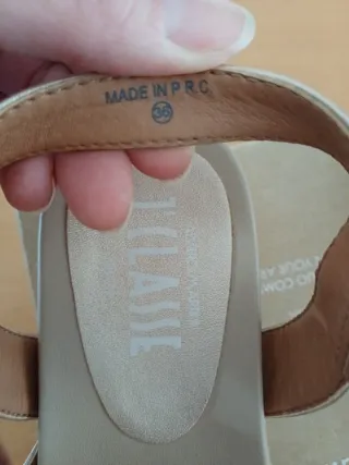 Alviero Martini 1 classe Sandali Beige/Oro