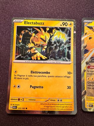 Carte Pokémon Zapdos EX + Electabuzz - Pokemon 151