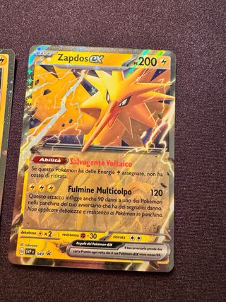 Carte Pokémon Zapdos EX + Electabuzz - Pokemon 151