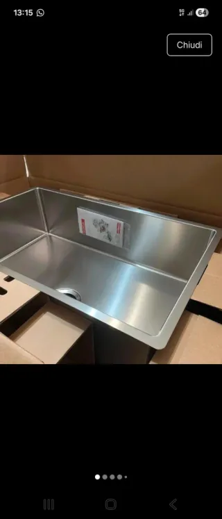 Lavello Franke Acciaio Inox Nuovo