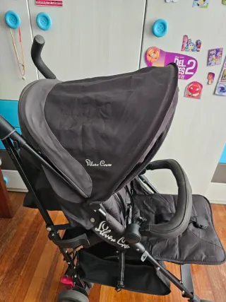 Silla de paseo Silver Cross Pop Star negra y gris