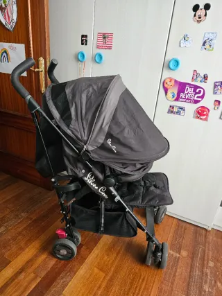 Silla de paseo Silver Cross Pop Star negra y gris