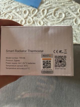 Termostato Radiador Inteligente Avatto Zigbee