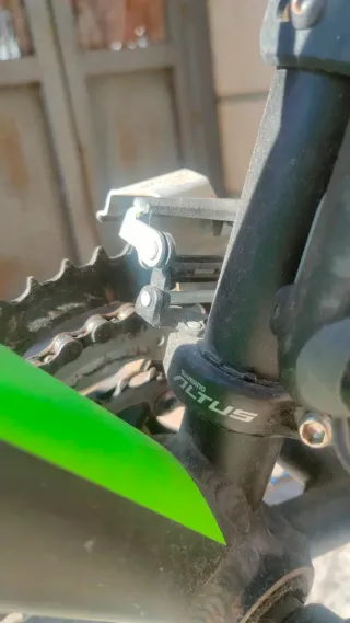 Bicicleta Montaña BH FSX Negra y Verde.Talla M