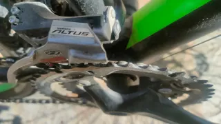 Bicicleta Montaña BH FSX Negra y Verde.Talla M