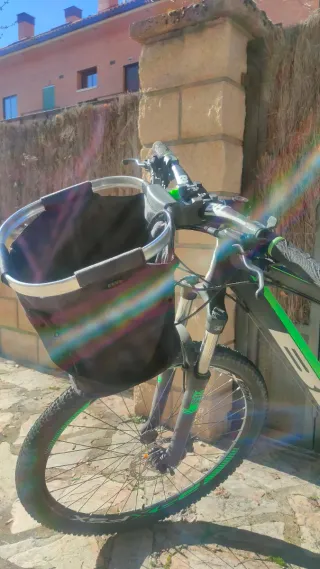 Bicicleta Montaña BH FSX Negra y Verde.Talla M