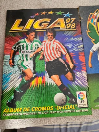 Lote álbumes Panini Liga 96-97 y 97-98